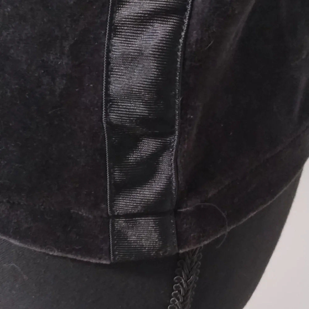 Nike black velour hoodie Sz M